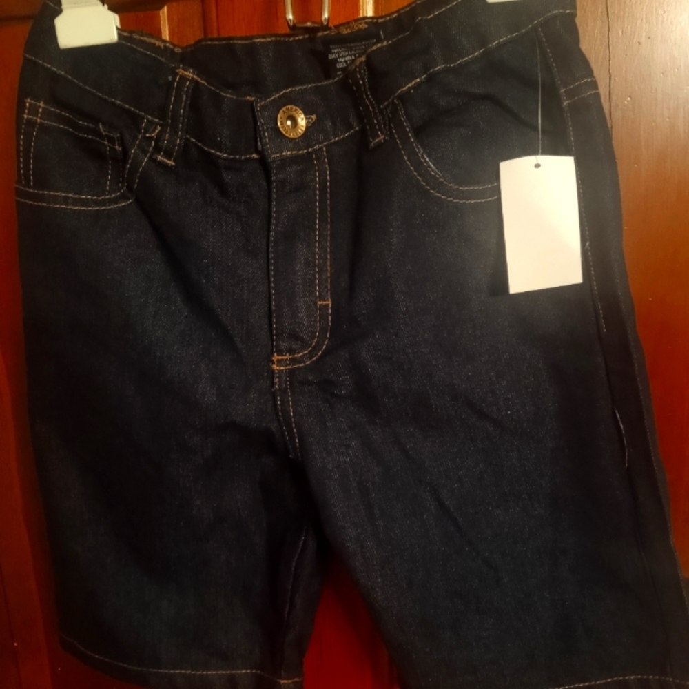 Dark Blue Denim Shorts Size 7